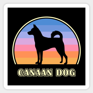 Canaan Dog Vintage Sunset Dog Sticker